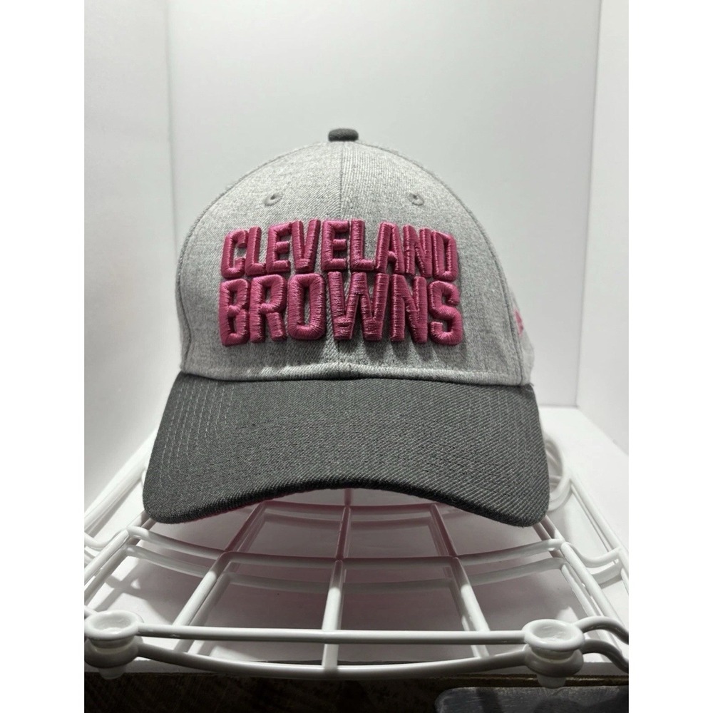 Cleveland‎ Browns: "Pink Ribbon" Flexfit Hat, Brand New Era, Size SM/MD